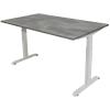 Euroseats Desk Oxyd with White Frame 620-840x1400x800 mm