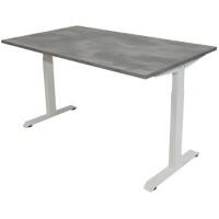 Euroseats Desk Oxyd with White Frame 620-840x1600x800 mm