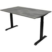 Euroseats Desk Oxyd with Black Frame 620-840x1600x800 mm