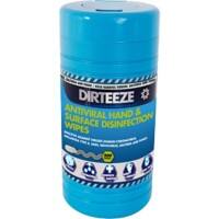 Dirteeze Hand and Surface Wipes Antiviral 200 Wipes