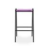 Hille Stool with Flat Top SF Purple Without Arms Polypropelene 440 x 695mm