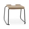 Hille Stool SE Brown Without Arms Polypropelene 525 x 430mm