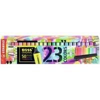 STABILO BOSS ORIGINAL Highlighter Assorted Neon and Pastel Pack of 23