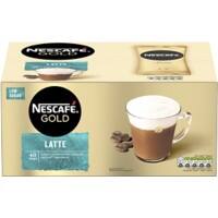 Nescafé Gold Instant Coffee Sachets Box Latte 750 g Pack of 40
