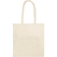 Shopper Bag Paka Beige Cotton 420 x 380 x 70 mm Pack of 50