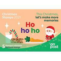 An Post Christmas Postage Stamps Pack of 5