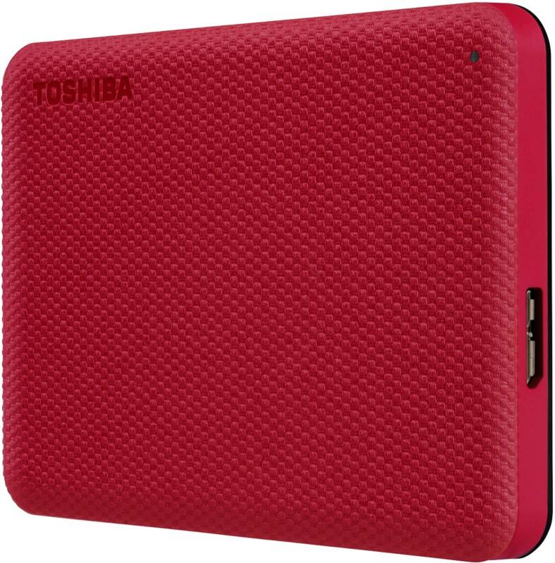 Toshiba 1 TB External HDD Canvio Advance USB-A 3.2 Red