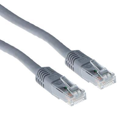 ACT Grey 2 M U/UTP Cat6 Patch Cable With RJ45 Connectors