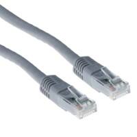 ACT Grey 3 M U/UTP Cat6 Patch Cable With RJ45 Connectors