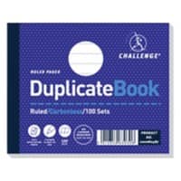 Challenge Ruled Duplicate Book with Card Cover 105 x 130 mm