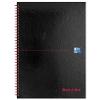 OXFORD Notebook A4 Squared Spiral Bound Cardboard Black 100 Pages