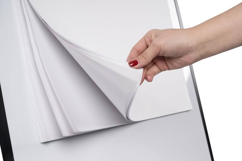 Bi-Office Maya Flipchart Pad Plain 20 55 gsm 20 Sheets