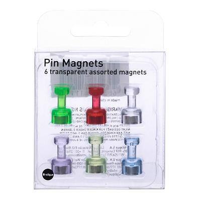 Bi-Office Whiteboard Magnets Multicolour IM356601 19 mm Pack of 6