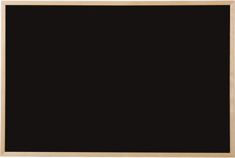Bi-Office Basic Chalkboard 90 (W) x 1.4 (D) x 60 (H) cm Black
