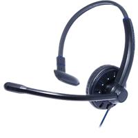 JPL Commander 1 Wired Stereo Headset Over The Head Noise Cancelling USB-A With Microphone Black