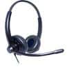 JPL Commander Wired Stereo Headset Over The Head Noise Cancelling USB With Microphone Black