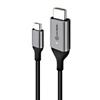 Alogic USB-C (Male) to HDMI (Male) Cable Ultra Series 4K 60Hz 1m Space Grey