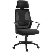 Vinsetto Office Chair Fixed Armrest Black 120 kg 921-225V70 605 x 595 mm