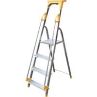 SLINGSBY Platform Steps 1450 mm Aluminium 150 kg Silver
