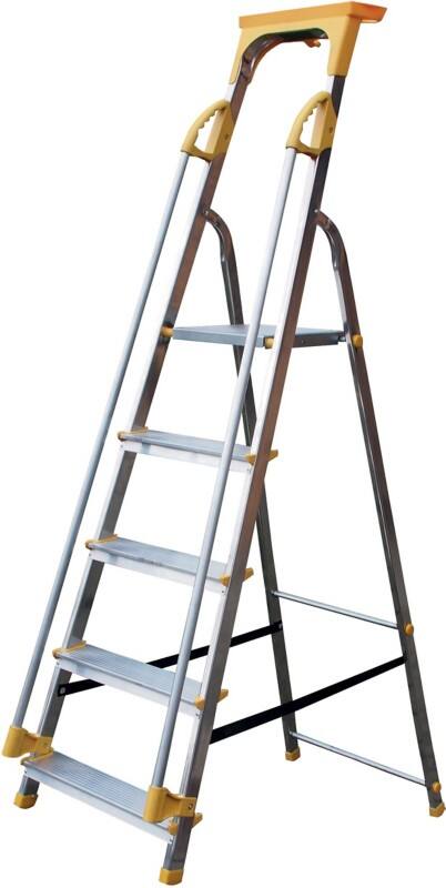 SLINGSBY Platform Steps 1640 mm Aluminium 150 kg Silver