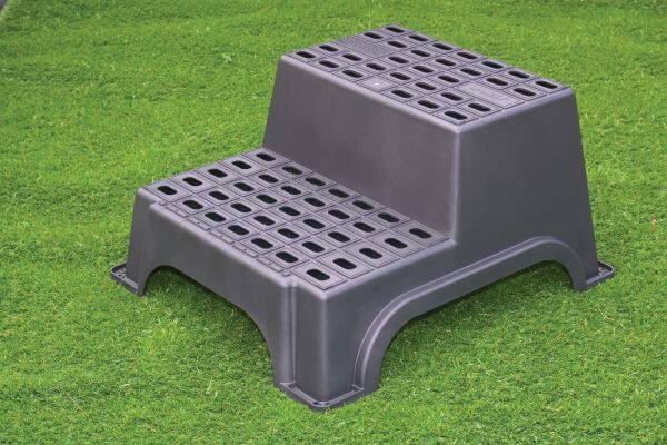SLINGSBY Steps 375 mm Plastic 200 kg Black