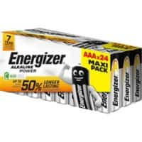 Energizer AAA Alkaline Batteries Power LR03 1.5V Protection Against Leakage Pack of 24