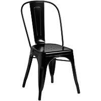 Chair Marcel Side Indoor and Outdoor Black 455 x 520 x 860 mm Pack of 2