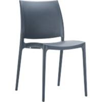 Chair Spice Side Indoor and Outdoor Black 440 x 500 x 810 mm Pack of 2