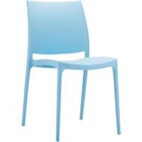 Chair Spice Side Indoor and Outdoor Blue 440 x 500 x 810 mm Pack of 2