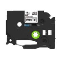 Rillstab Compatible Brother TZe-241 Label Tape Self Adhesive Black Print on White 18 mm x 8m