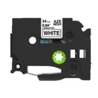 Rillstab Compatible Brother TZe-251 Label Tape Self Adhesive Black Print on White 24 mm x 8m