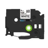 Rillstab Compatible Brother TZe-221 Label Tape Self Adhesive Black Print on White 9 mm x 8m