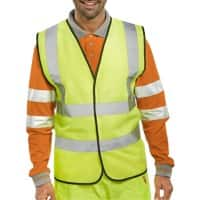 B Seen Hi-Vis Waistcoat High-Visibility Extra Extra Extra Large (XXXL) Yellow