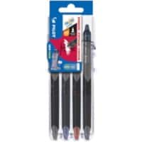 Pilot Rollerball Pen Frixion Point Clicker Assorted 0.3 mm Set2Go Pack of 4