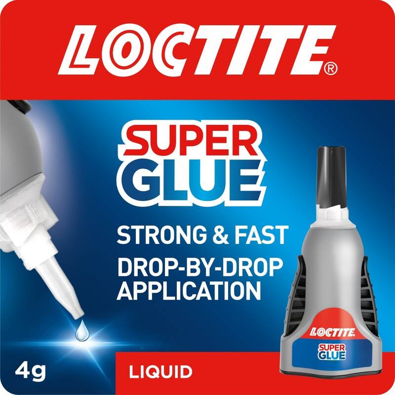 Loctite Super Glue Liquid Transparent Liquid 4 g 