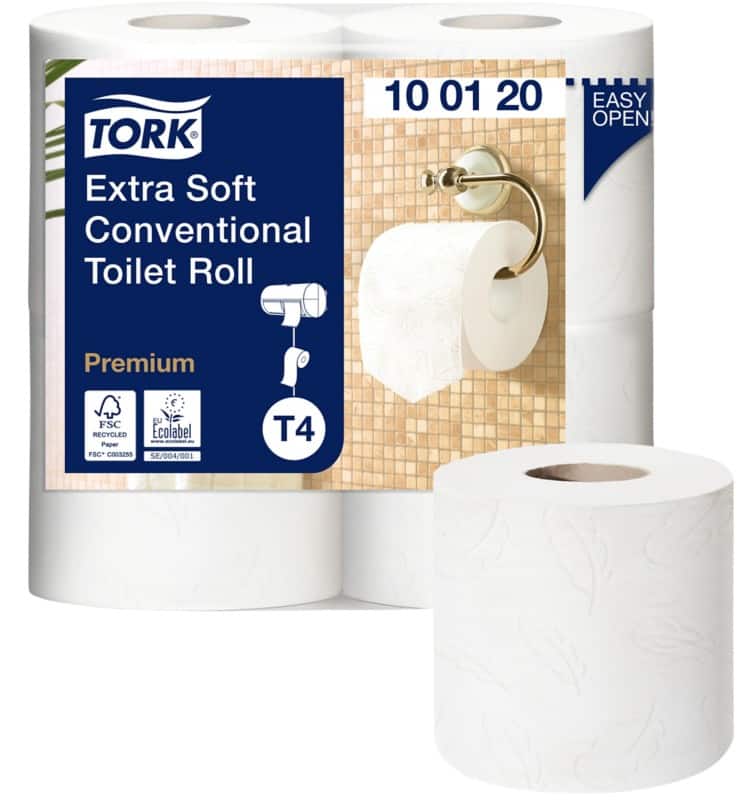 Tork Premium  Toilet Roll T4 2 Ply 100120 40 Rolls of 200 Sheets 