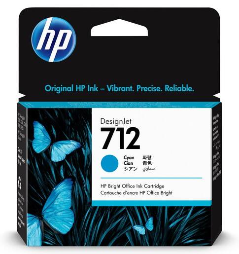 HP Ink Cartridge Original HP3ED67A 29 ml Cyan