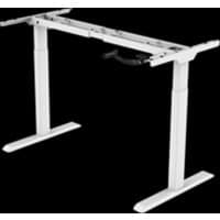 euroseats Crank Sit Stand Desk Frame Rectangular T-Foot 1,100 (W) x 650 (D) x 1,165 (H) mm Metal