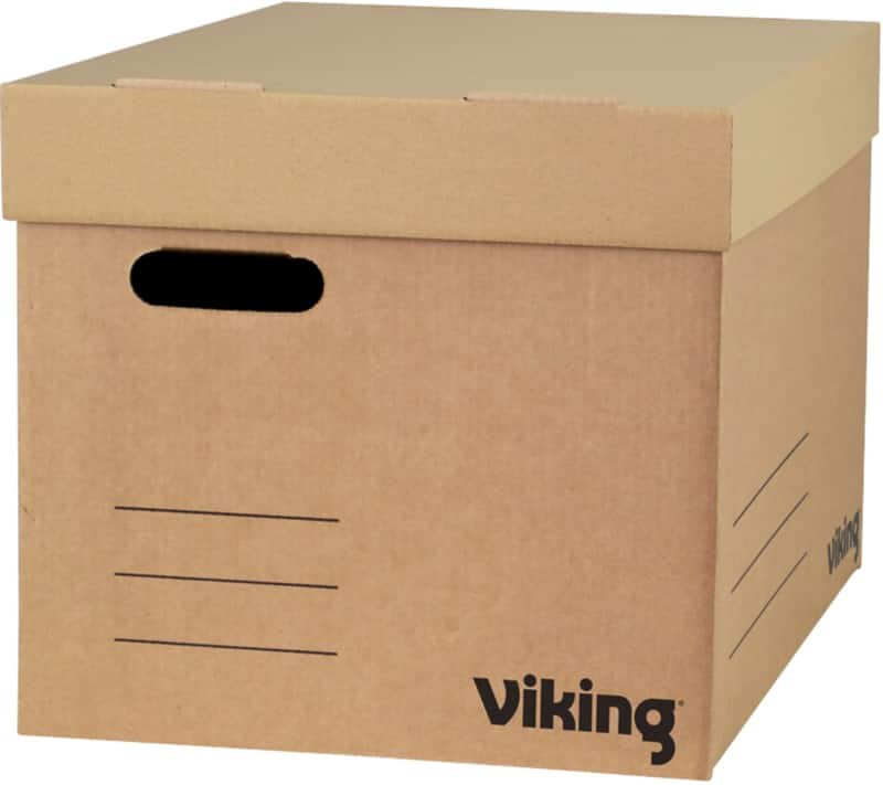 Viking Economy Cardboard Archive Box Brown Pack of 10