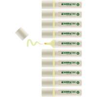 edding ecoline 24 Highlighter Yellow Medium Chisel Refillable Pack of 10