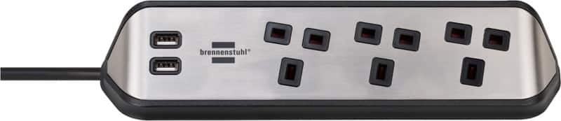 brennenstuhl Extension Lead 3 Sockets 2 m