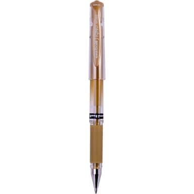 uni-ball Signo Broad Rollerball Pen Gold UM-153