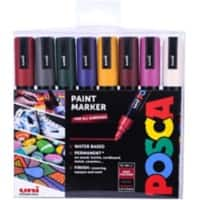 Uni Chalk Marker Bullet Tip 1.8mm Black