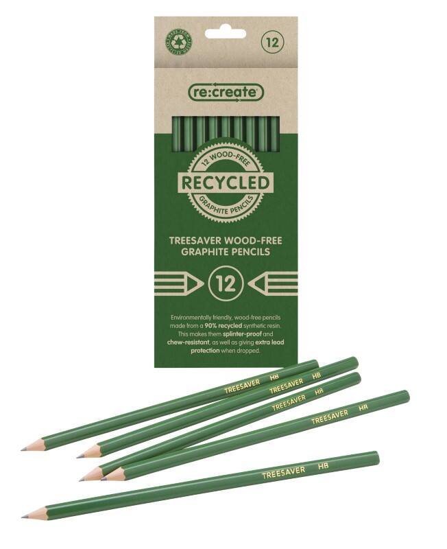 Re:Create Treesaver Pencil HB TREE12HB Pack of 12