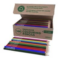 re:Create Colouring Pencils Assorted TREE144COL Pack of 144