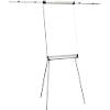 Flipchart Silver, Graphite with Extendable Arms 70 x 186 cm