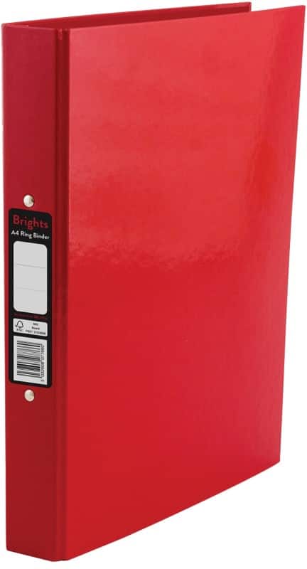 Pukka Ring Binder Card A4 2 Rings Red