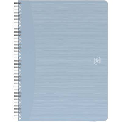 OXFORD Notebook 400166095 A4 Ruled Twin Wire Card Blue 90 Pages 90 Sheets