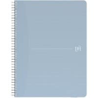 OXFORD Notebook 400166095 A4 Ruled Twin Wire Card Blue 90 Pages 90 Sheets