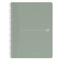 OXFORD Notebook 400166099 A4 Ruled Twin Wire Card Green 90 Pages 90 Sheets